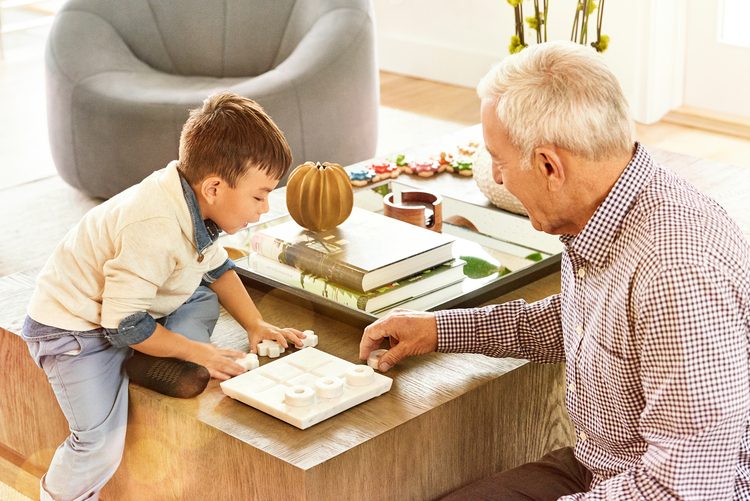 grampa and boy